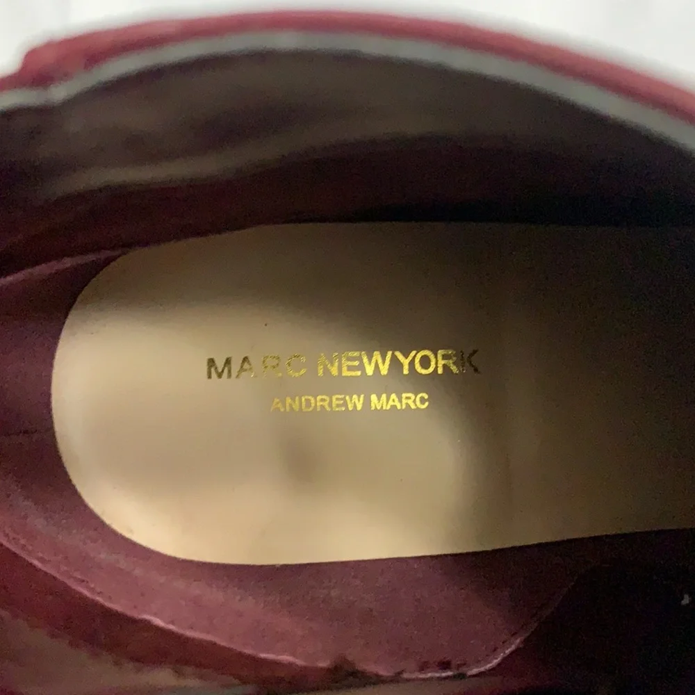 Marc New York burgundy ankle boots Size 7 - Picture 16 of 17